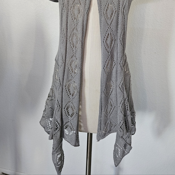 HENDI Y2K Crochet Ruffles Cardigan - Picture 6 of 8